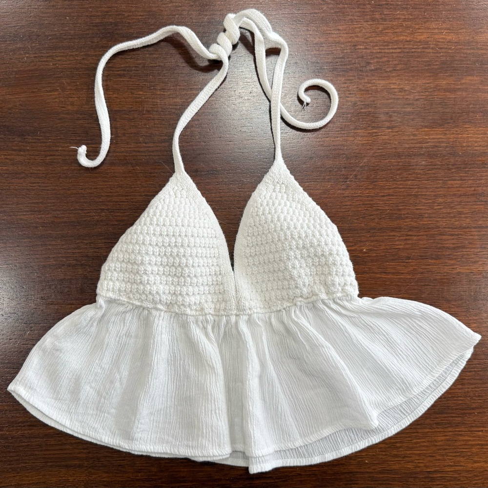 Garage White Halter, XS